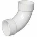 Pinpoint Charlotte Pipe & Foundry PVC003040600HA 90 deg Long Sweep Elbow 1.5 in. PI153205